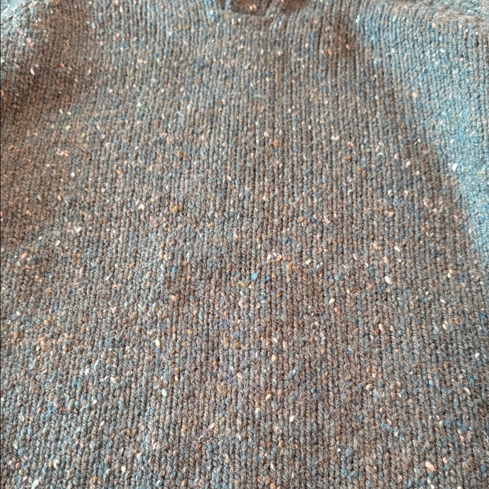 J. Crew x Wallace & Barnes Forest Green Knit Sweater - Picture 3 of 5
